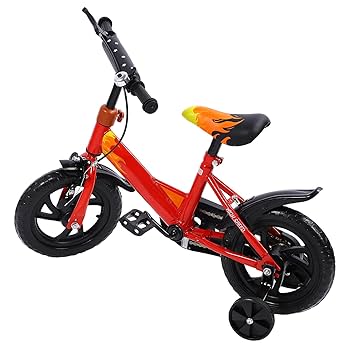 子供用自転車　高炭素鋼フレーム 16インチ　簡単組立　ブルー　Ｂ型　補助輪付 Amazon | 子供用自転車 幼児自転車 チャリ 子ども用自転車こども